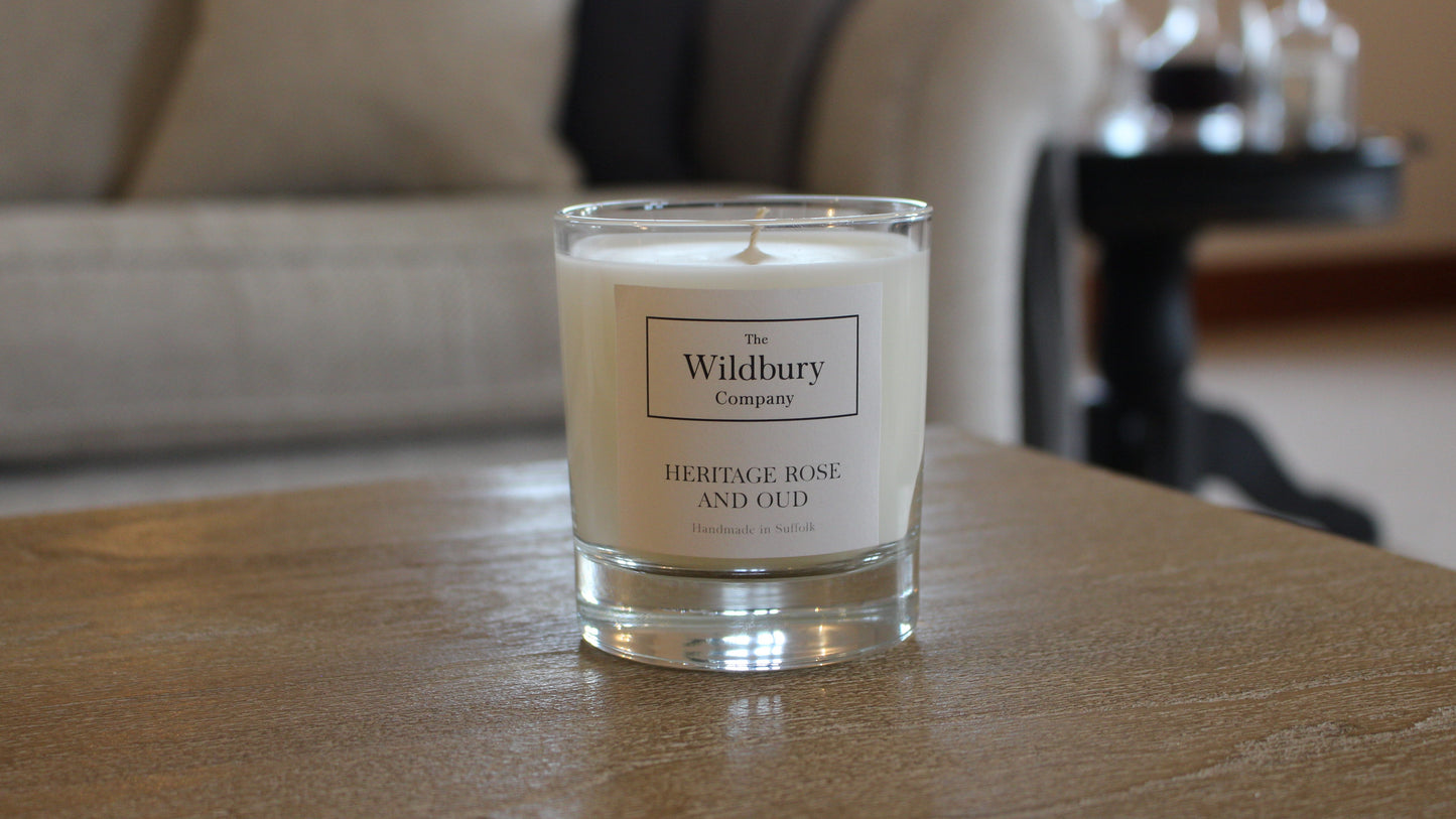 Heritage Rose and Oud Signature Candle